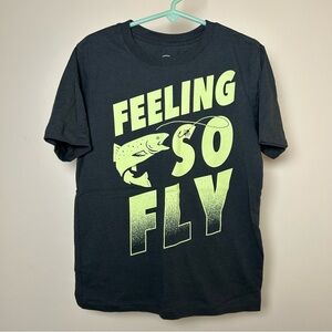 Fly Fishing Graphic Tee | Boys Size S (6–7) | Kids Fishing Shirt